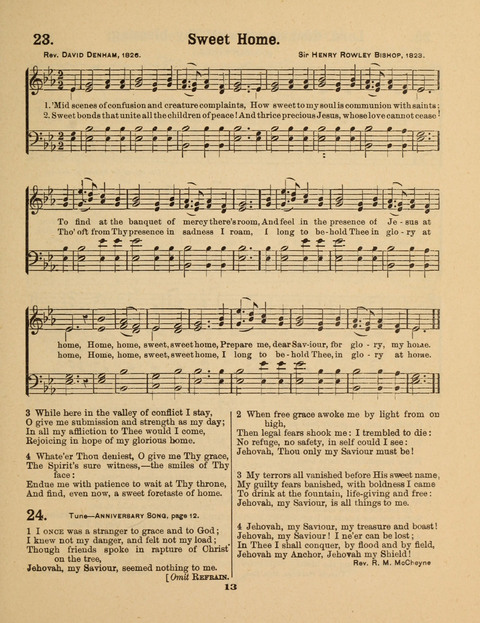 Select Songs for the Singing Service: in the Prayer Meeting and Sunday School page 13