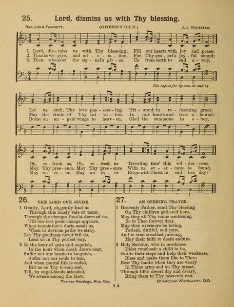 Select Songs for the Singing Service: in the Prayer Meeting and Sunday School page 14