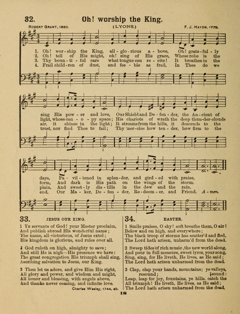 Select Songs for the Singing Service: in the Prayer Meeting and Sunday School page 18