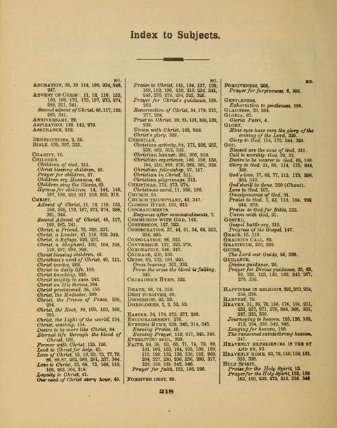Select Songs for the Singing Service: in the Prayer Meeting and Sunday School page 218