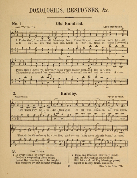 Select Songs for the Singing Service: in the Prayer Meeting and Sunday School page 3