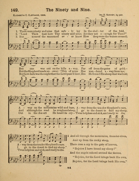 Select Songs for the Singing Service: in the Prayer Meeting and Sunday School page 81