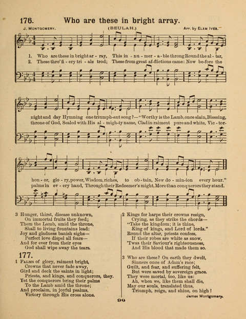 Select Songs for the Singing Service: in the Prayer Meeting and Sunday School page 99