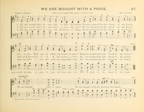 Sunny-Side Songs for Sunday Schools page 27
