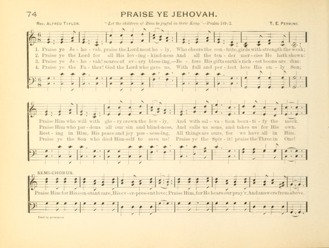 Sunny-Side Songs for Sunday Schools page 74