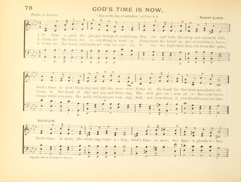 Sunny-Side Songs for Sunday Schools page 78