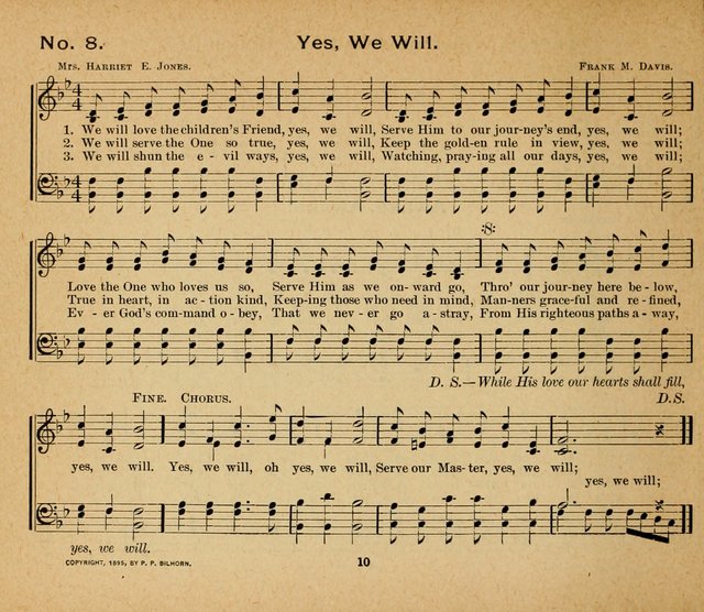 Sun-Shine Songs: for the Sunday School page 10