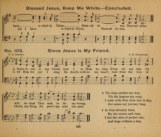 Sun-Shine Songs: for the Sunday School page 105