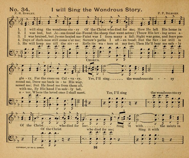 Sun-Shine Songs: for the Sunday School page 36