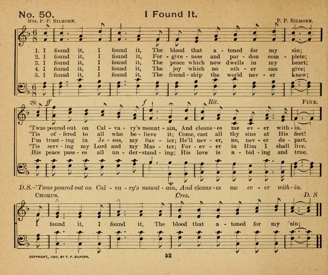 Sun-Shine Songs: for the Sunday School page 52