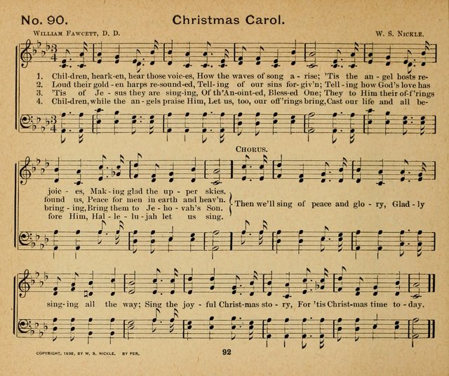 Sun-Shine Songs: for the Sunday School page 92