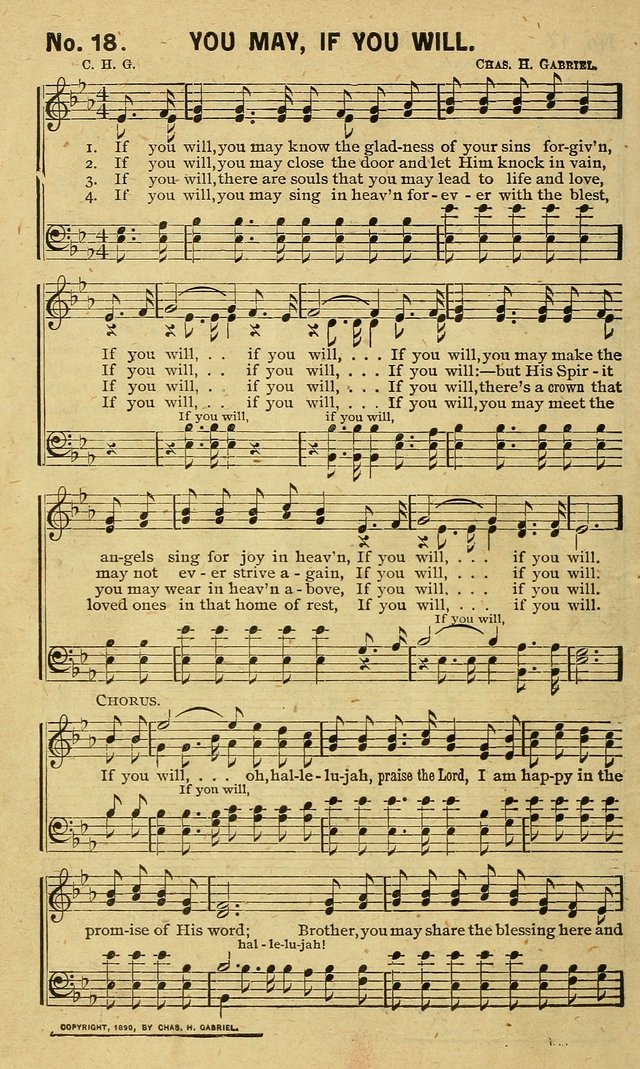 Special Songs: for Sunday schools, revival meetings, etc. page 18