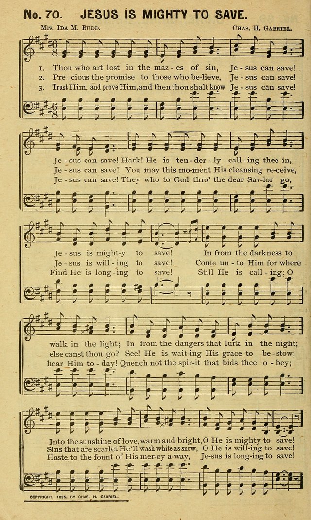 Special Songs: for Sunday schools, revival meetings, etc. page 70