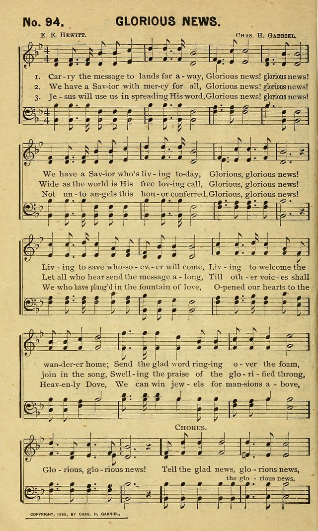 Special Songs: for Sunday schools, revival meetings, etc. page 94