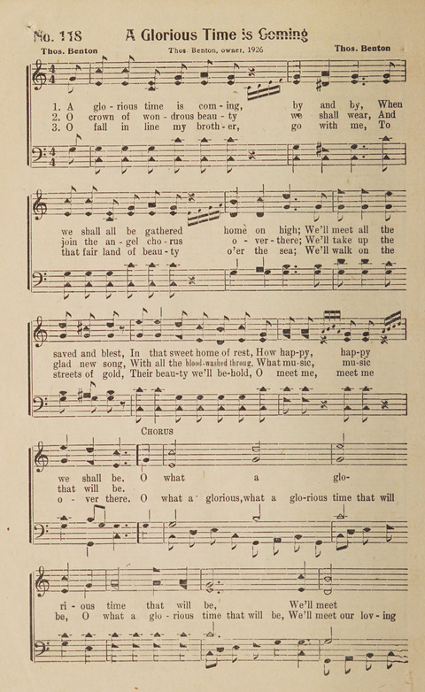 Silver Strains: our 1926 book for Sunday-schools, singing schools, revivals, conventions, and general use in all religious gatherings page 128