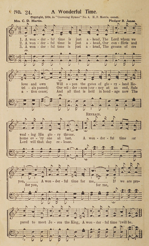 Silver Strains: our 1926 book for Sunday-schools, singing schools, revivals, conventions, and general use in all religious gatherings page 26