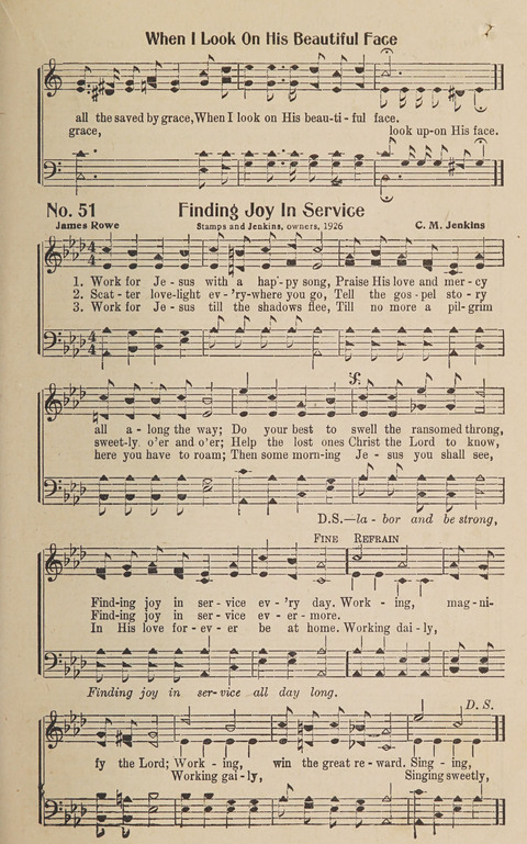 Silver Strains: our 1926 book for Sunday-schools, singing schools, revivals, conventions, and general use in all religious gatherings page 53