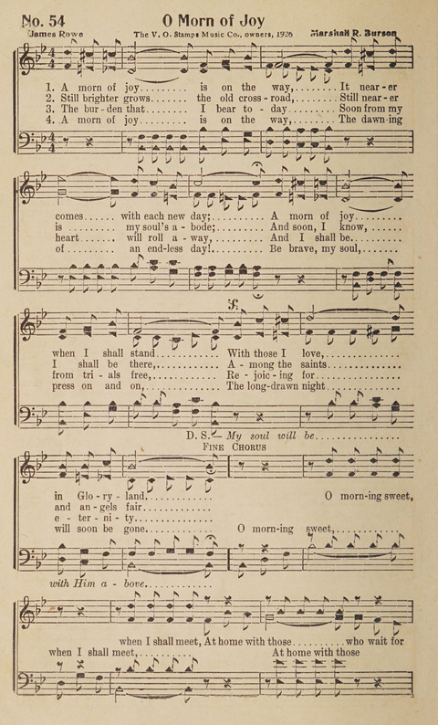 Silver Strains: our 1926 book for Sunday-schools, singing schools, revivals, conventions, and general use in all religious gatherings page 56