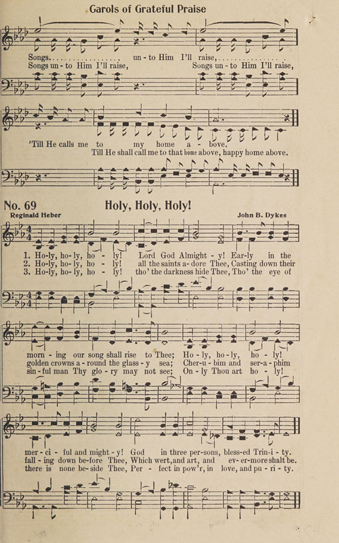 Silver Strains: our 1926 book for Sunday-schools, singing schools, revivals, conventions, and general use in all religious gatherings page 71
