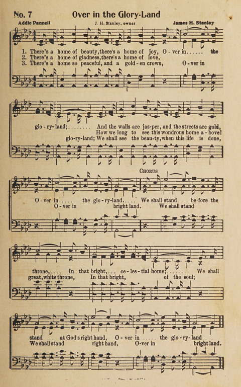 Silver Strains: our 1926 book for Sunday-schools, singing schools, revivals, conventions, and general use in all religious gatherings page 9