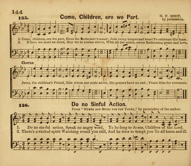 The Sunday School Service and Tune Book page 136