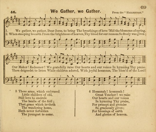 The Sunday School Service and Tune Book page 61