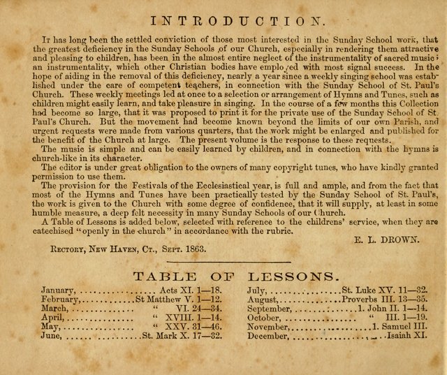 The Sunday School Service and Tune Book page iv