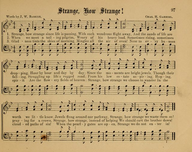 Sunday School Songs: a Treasury of Devotional Hymns and Tunes for the Sunday School page 100