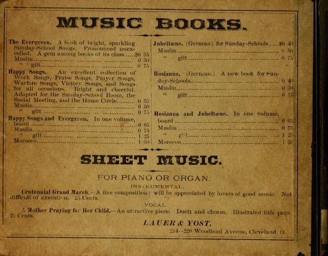 Sunday School Songs: a Treasury of Devotional Hymns and Tunes for the Sunday School page 165