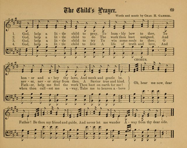 Sunday School Songs: a Treasury of Devotional Hymns and Tunes for the Sunday School page 72