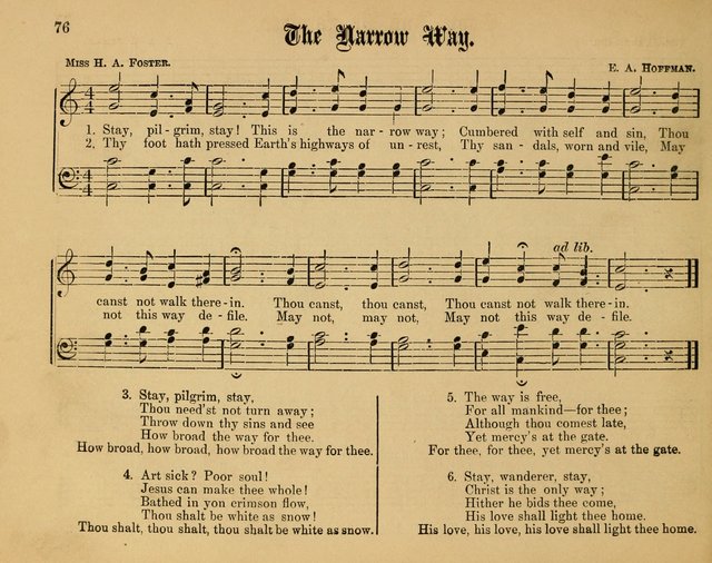 Sunday School Songs: a Treasury of Devotional Hymns and Tunes for the Sunday School page 79
