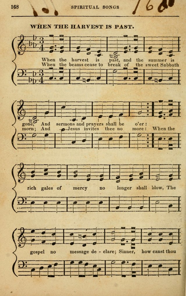 Spiritual Songs for Social Worship: adapted to the use of families and private circles in seasons of rivival, to missionary meetings, to the monthly concert, and to other occasions of special interest page 168