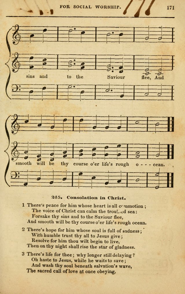 Spiritual Songs for Social Worship: adapted to the use of families and private circles in seasons of rivival, to missionary meetings, to the monthly concert, and to other occasions of special interest page 171
