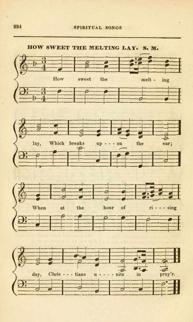 Spiritual Songs for Social Worship: adapted to the use of families and private circles, to missinary meetings, to monthly concert, and to other occasions of special interest.(Rev. and Enl. Ed.) page 224