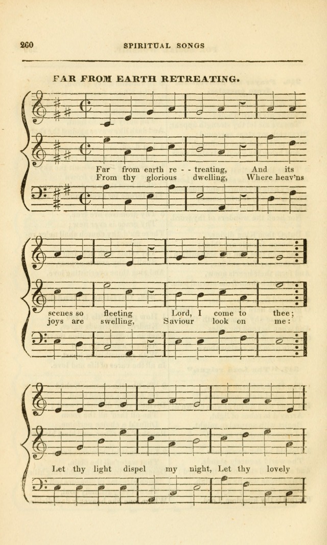 Spiritual Songs for Social Worship: adapted to the use of families and private circles, to missinary meetings, to monthly concert, and to other occasions of special interest.(Rev. and Enl. Ed.) page 260