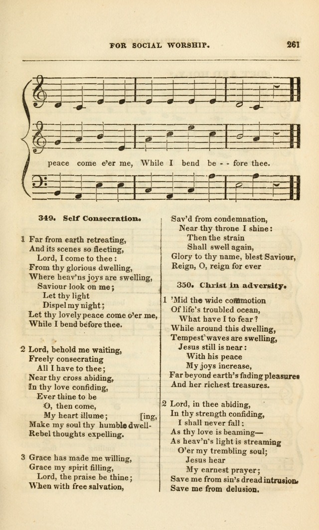 Spiritual Songs for Social Worship: adapted to the use of families and private circles, to missinary meetings, to monthly concert, and to other occasions of special interest.(Rev. and Enl. Ed.) page 261