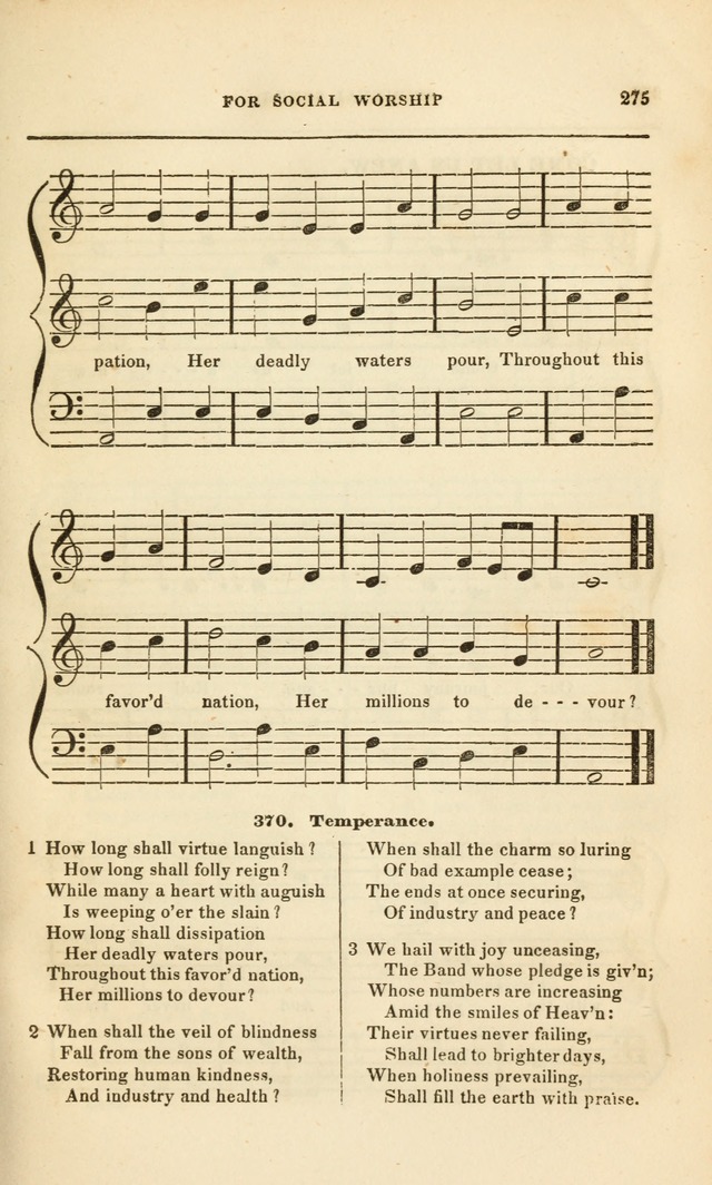 Spiritual Songs for Social Worship: adapted to the use of families and private circles, to missinary meetings, to monthly concert, and to other occasions of special interest.(Rev. and Enl. Ed.) page 275