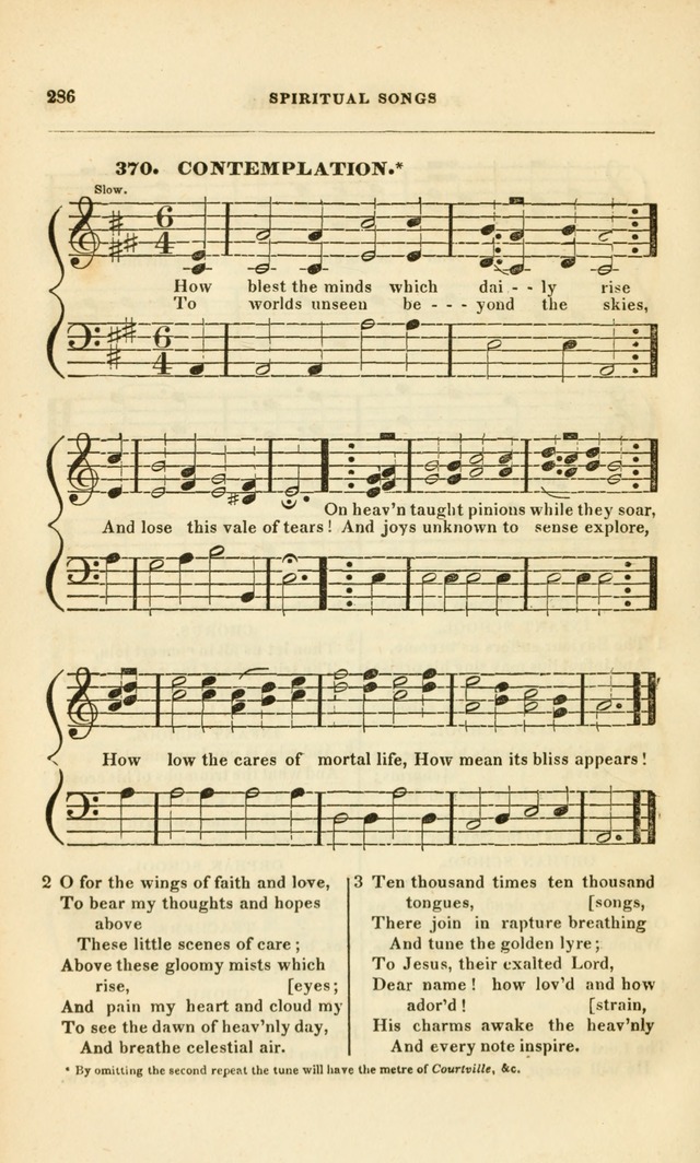 Spiritual Songs for Social Worship: adapted to the use of families and private circles, to missinary meetings, to monthly concert, and to other occasions of special interest.(Rev. and Enl. Ed.) page 286