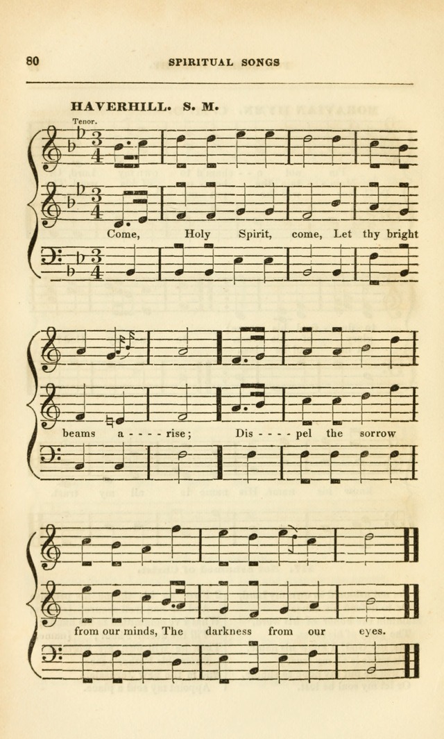 Spiritual Songs for Social Worship: adapted to the use of families and private circles, to missinary meetings, to monthly concert, and to other occasions of special interest.(Rev. and Enl. Ed.) page 80