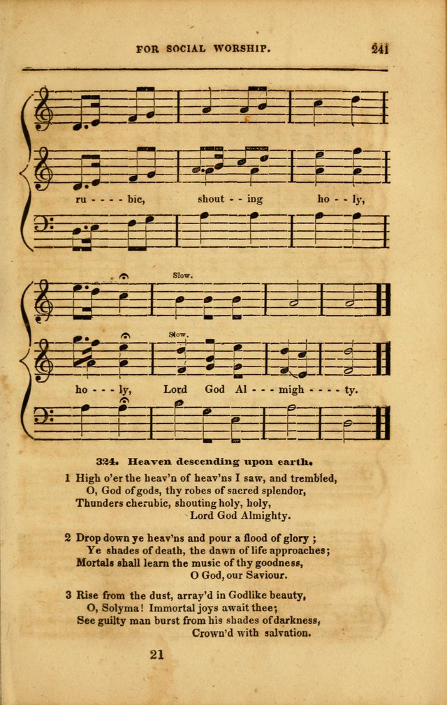 Spiritual Songs for Social Worship: adapted to the use of families and private circles in seasons of revival, to missionary meetings, to the monthly concert, and to other occasions... (3rd ed.) page 241