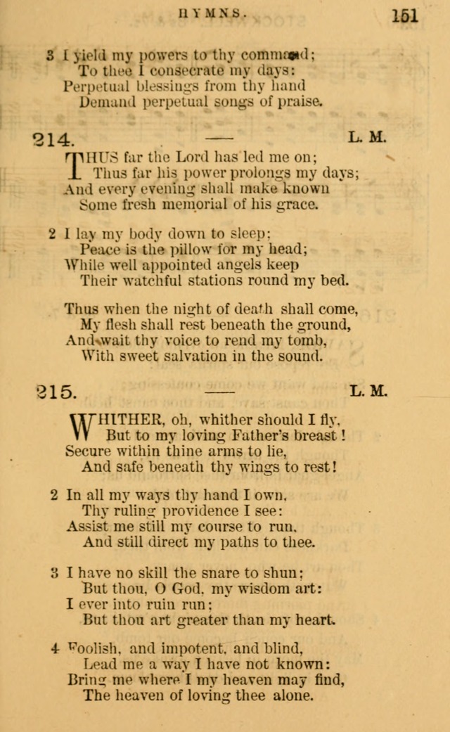 Sacred Songs for Social Worship page 151
