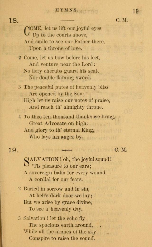 Sacred Songs for Social Worship page 19