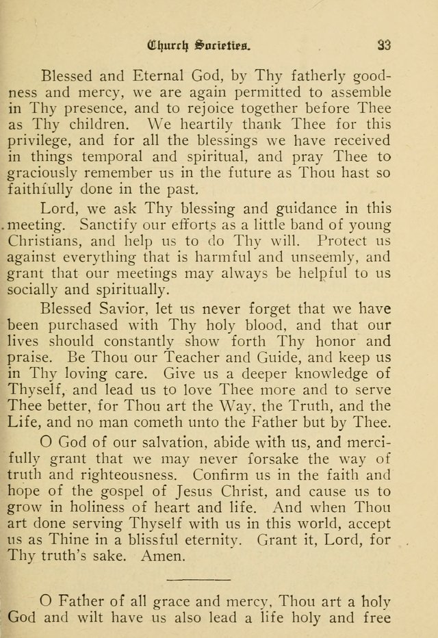 Sacred Songs: for use in inner mission work and church societies page 33