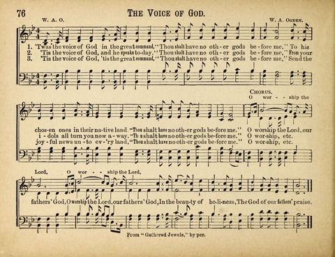 Sabbath Songs: for the Use of Sabbath Schools, Social Meetings, and the Services of the Church page 76