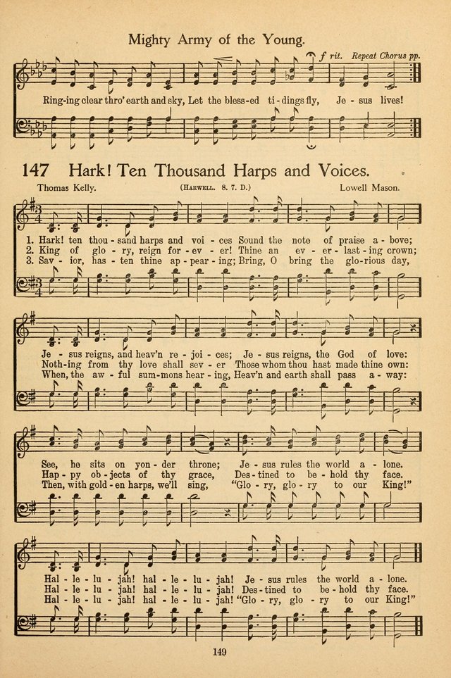 Sunday School Voices: a collection of sacred songs page 151