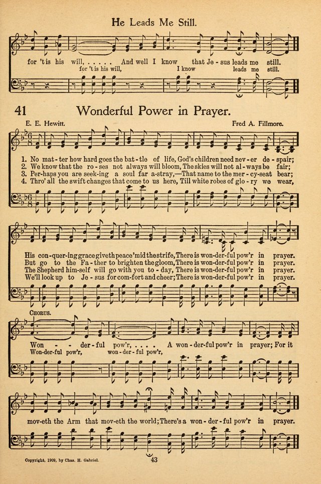 Sunday School Voices: a collection of sacred songs page 43