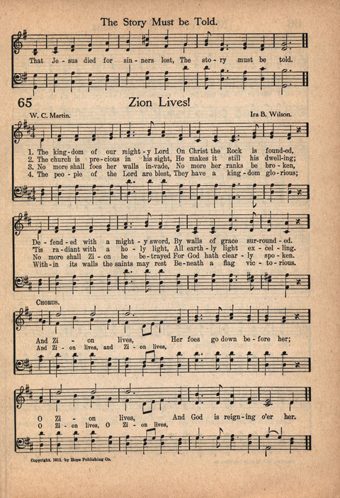 Sunday School Voices, No.2 page 65
