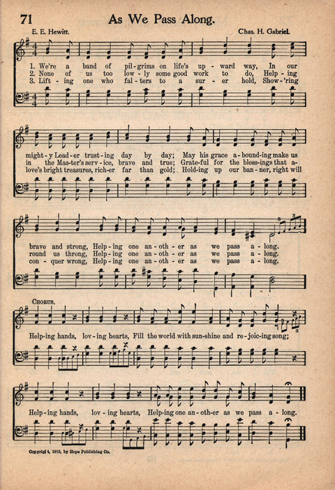 Sunday School Voices, No.2 page 71