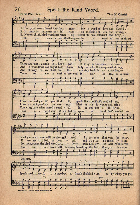 Sunday School Voices, No.2 page 76