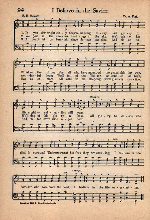 Sunday School Voices, No.2 page 94